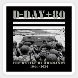 1944 D-Day 2024 80th Anniversary Normandy Magnet